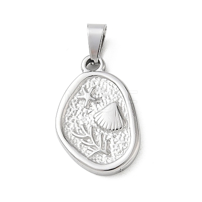 304 Stainless Steel Pendants SA-CBA34D4-03E-P-1