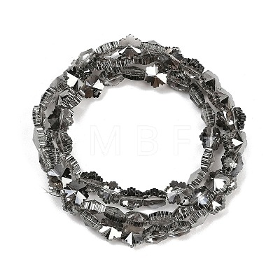 Electroplate Glass Beads Strands EGLA-B011-01A-PL02-1