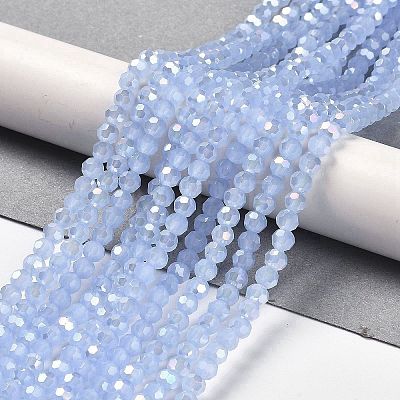 Imitation Jade Glass Beads Stands EGLA-A035-J4mm-B03-1