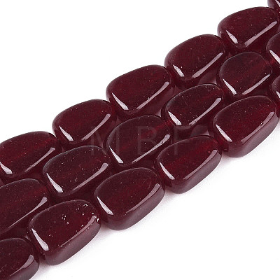 Natural White Jade Beads Strands G-N354-02A-02-1