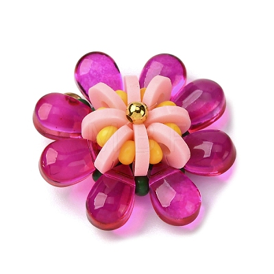 Glass & Polymer Clay Pendants PALLOY-MZ00810-04-1