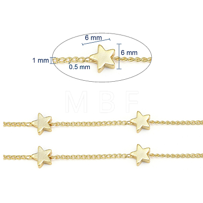 Handmade Brass Twisted Chains CHC-I006-05G-1