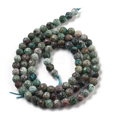 Natural African Turquoise(Jasper) Beads Strands G-G140-A12-03-1