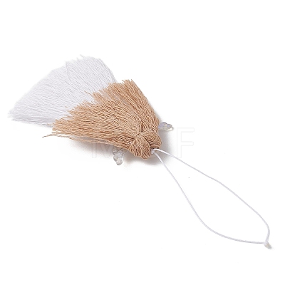 Polyester & Glass Angel Pendant Decorations HJEW-JM04648-1