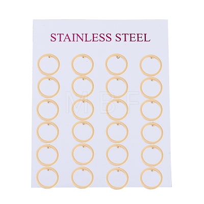 304 Stainless Steel Stud Earrings X-EJEW-Z012-10D-G-1