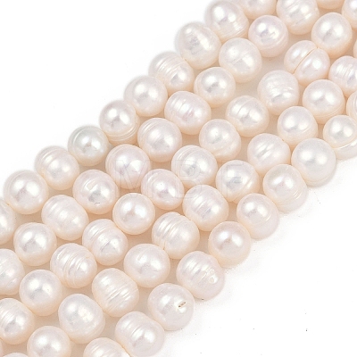 Natural Cultured Freshwater Pearl Beads Strands PEAR-I007-07J-05A-1