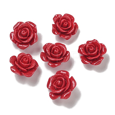 Synthetic Coral Dyed Carved Beads SHEL-I001-05B-03-1