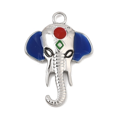304 Stainless Steel Enamel Pendants SA-CBAA487-37P-1