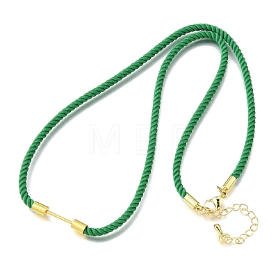 3MM Round Nylon Milan Cord Necklaces Making NJEW-H091-01G-24-1