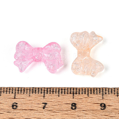 Transparent Crackle Acrylic Beads CACR-T002-02M-1