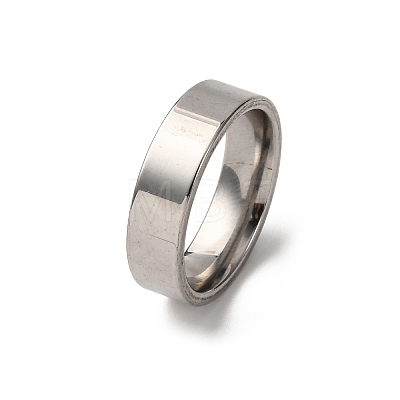 201 Stainless Steel Wide Band Finger Rings RJEW-K252-02D-P-1