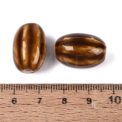 Vintage Handmade Porcelain Beads PORC-Q006-10F-1