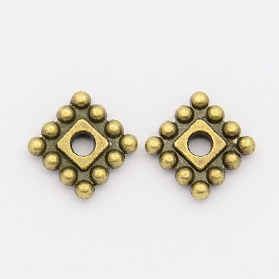 Tibetan Style Alloy Spacer Beads TIBEB-P002-02AB-NR-1