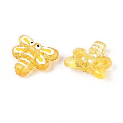 Handmade Lampwork Enamel Beads LAMP-T023-26J-1