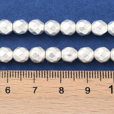 Electroplated Synthetic Non-Magnetic Hematite Beads Strands G-U003-13C-1