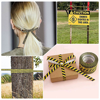 5Rolls 5 Styles Polyester Grosgrain Ribbon OCOR-CA0001-39-1
