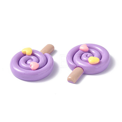 Opaque Resin Cabochons CRES-P023-03D-1