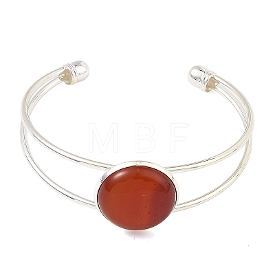 304 Stainless Steel Cuff Bangles for Women BJEW-JB14329-1