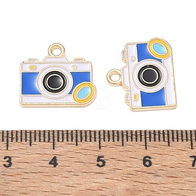 Alloy Enamel Pendants AL-CBAE435-03G-1