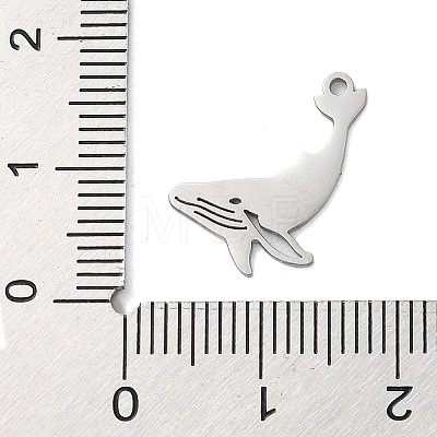 Non-Tarnish 304 Stainless Steel Charms STAS-S138-01P-02-1