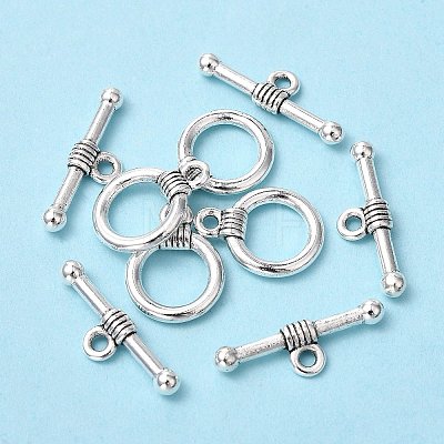 Tibetan Style Alloy Toggle Clasps X-LF0034Y-1