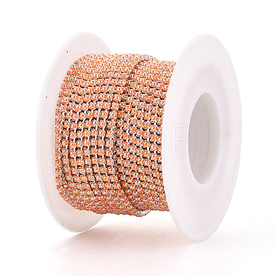 Iron & ABS Imitation Pearl Cup Chains CH-T007-01A-08-1
