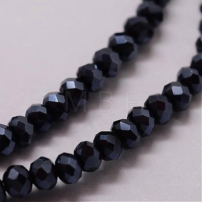 Electroplate Glass Bead Strands GLAA-K016-2x3mm-10PL-1