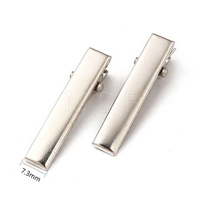 Iron Alligator Hair Clips Findings PHAR-TAC0008-01A-1
