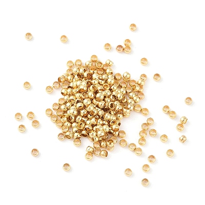 Brass Crimp Beads X-KK-N254-42A-G-1
