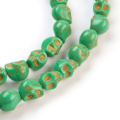 Dyed Synthetic Turquoise Bead Strands G-M145-18-1