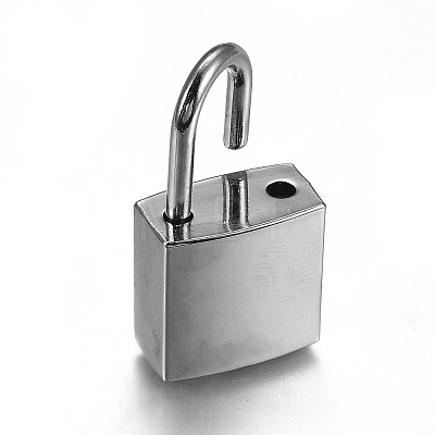 Rectangle Alloy Padlock Mini Lock with Key PALLOY-H191-02P-1