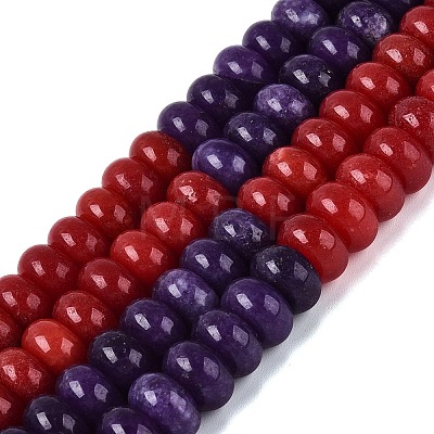 Natural White Jade Beads Strands G-Q613-01F-42-1