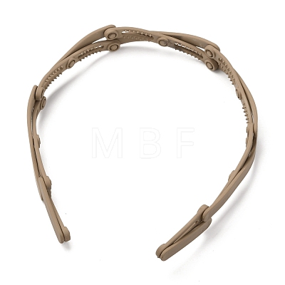 Portable Folding Resin Hairband Telescopic Headband OHAR-M001-01F-1