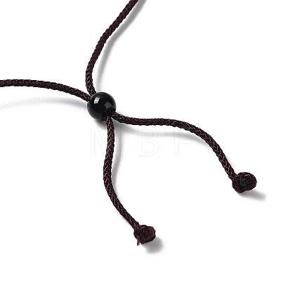 Natural Obsidian & Howlite Pendant Necklaces NJEW-Z019-01-1