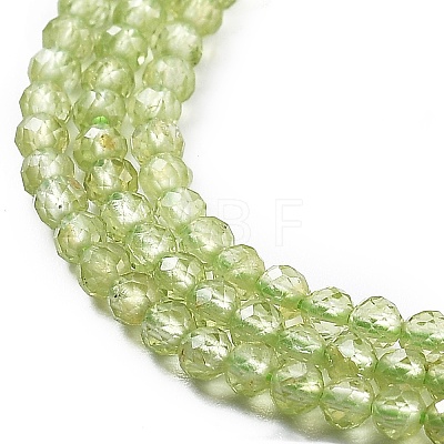 Natural Peridot Beads Strands G-B107-A06-01A-1