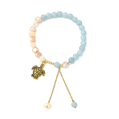 Alloy Charm Bracelets BJEW-JB13982-01-1
