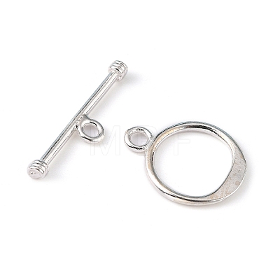925 Sterling Silver Toggle Clasps STER-A008-37-1