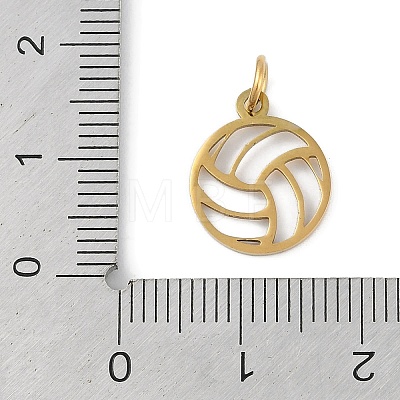 304 Stainless Steel Pendants STAS-L279-030G-1