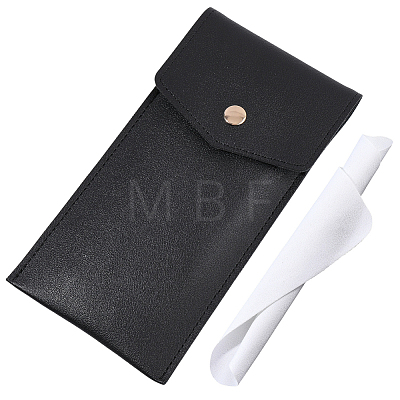1Pc Rectangle PU Leather Eyeglass Cases AJEW-CN0007-01A-1