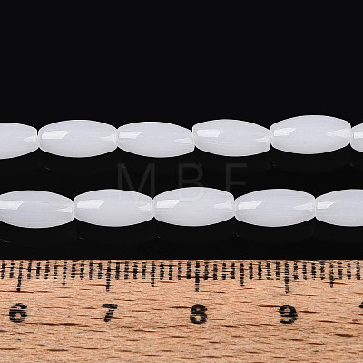 Imitation Jade Glass Beads Strands GLAA-T028-15J-02-1