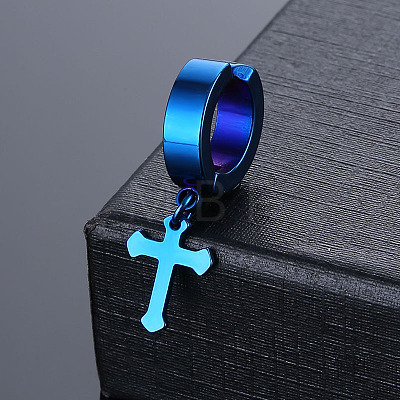 316 Surgical Stainless Steel Clip-on Earrings WG5D3F4-01-1