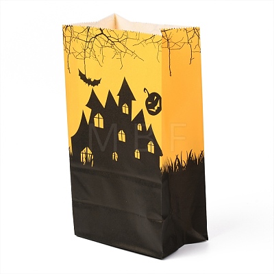 Halloween Theme Kraft Paper Bags CARB-H030-A07-1