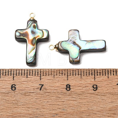 Natural Abalone Shell Pendants SH-CJC0AC7-01A-G-1