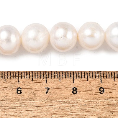 Natural Cultured Freshwater Pearl Beads Strands PEAR-I007-07U-01B-1