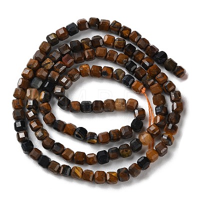 Natural Tiger Eye Beads Strands G-P500-02B-01-1