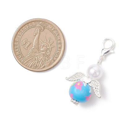 Handmade Polymer Clay Pendants HJEW-JM04650-1