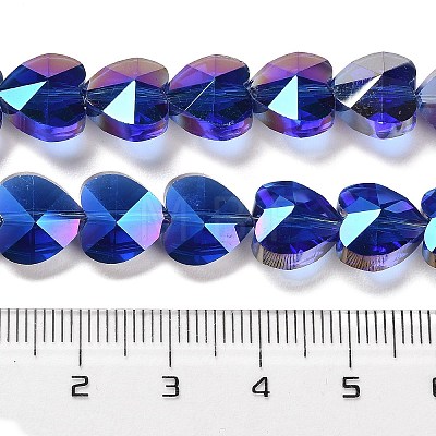Electroplate Glass Beads Strands EGLA-B004-01A-AB03-1