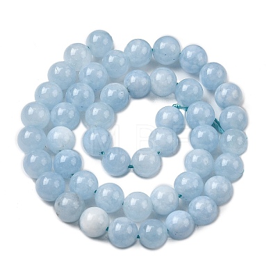 Natural Chalcedony Beads Strands X-G-S333-8mm-004-1-1