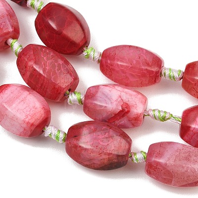 Natural Dragon Veins Agate Beads Strands GG-CBA8E33-A02-01-1