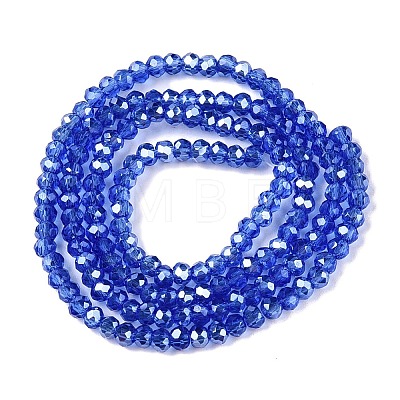 Electroplate Glass Beads Strands EGLA-A044-T1mm-A31-1